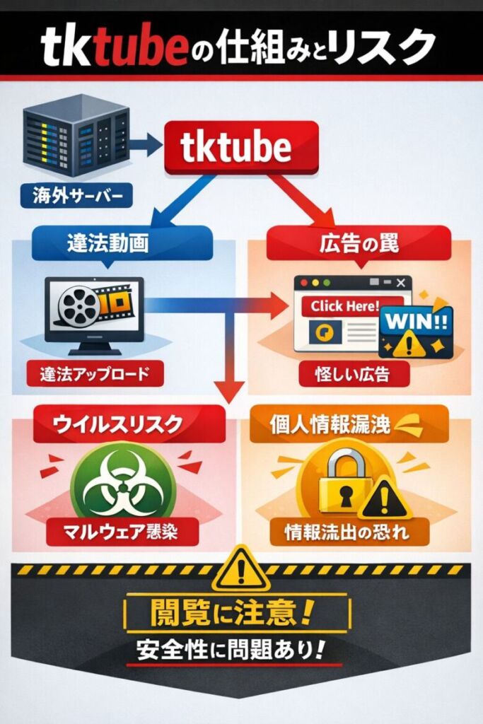 tktubeは安全?4つのリスクを解説