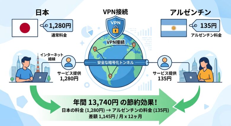 VPNでYouTubeプレミアムは月額135円から利用できる