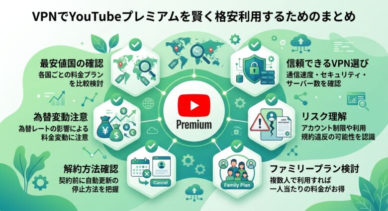 VPNでYouTubeプレミアムを賢く格安利用しよう